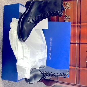 Stuart Weitzman women size 6 Sondra blk ankle boot *NEVER WORN*